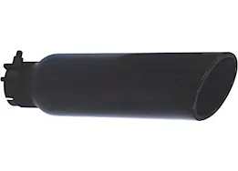 Go Rhino Universal for 2 1/2in diameter exhaust tubes exhaust tips black