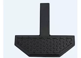 Go Rhino 2in hitch receivers universal hitch step with hex pattern step pad black