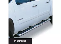 Go Rhino 80in 6in oval side bar side bar 5in and 6in o. e. xtreme oval side bars pol. s/s