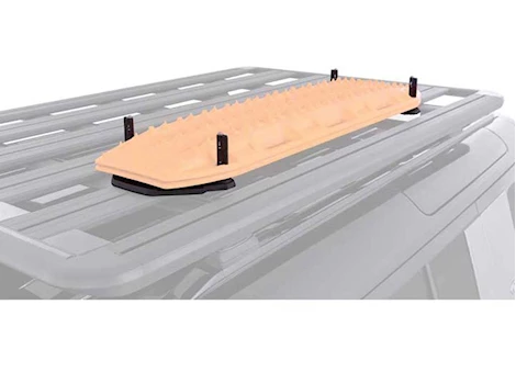 Rhino-Rack USA PIONEER RECOVERY TRACK FLAT BRACKET BLACK