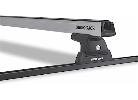 Rhino-Rack USA HEAVY DUTY RLT600 TRACKMOUNT SILVER 1 BAR ROOF RACK