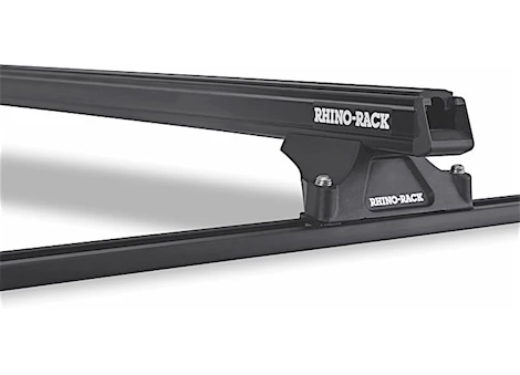 Rhino-Rack USA HEAVY DUTY RLTP TRACKMOUNT BLACK 2 BAR ROOF RACK