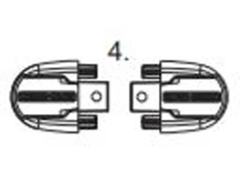 Rhino-Rack USA Rrc158 track end cap Main Image