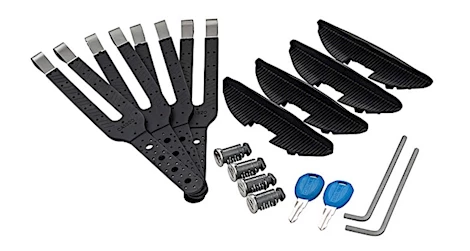 Rhino-Rack USA VORTEX STEALTHBAR SILVER 2 BAR ROOF RACK