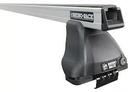 Rhino-Rack USA Heavy duty 2500 silver 2 bar roof rack