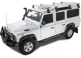 Rhino-Rack USA Heavy duty rl210 silver 4 bar roof rack