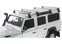 Rhino-Rack USA Heavy duty rl210 silver 4 bar roof rack