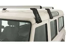 Rhino-Rack USA Heavy duty rl210 silver 2 bar roof rack