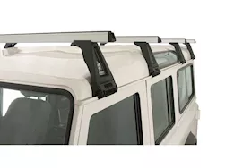 Rhino-Rack USA Heavy duty rl210 silver 4 bar roof rack