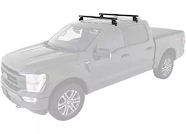 Rhino-Rack USA Heavy duty 2500 black 2 bar roof rack