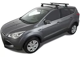 Rhino-Rack USA Heavy duty 2500 black 2 bar roof rack