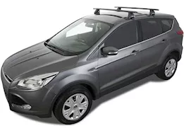 Rhino-Rack USA Vortex 2500 black 2 bar roof rack