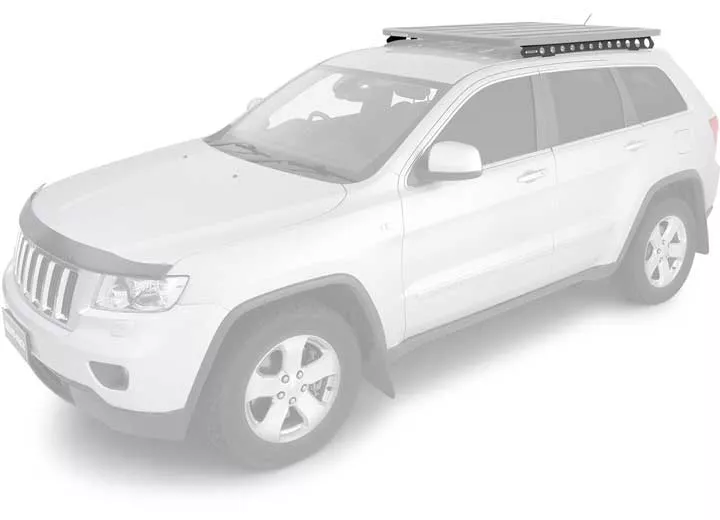 Rhino-Rack USA 11-21 jeep grand cherokee 4dr suv w/metal roof rails backbone mounting system bl