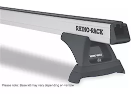 Rhino-Rack USA Heavy duty rcl trackmount silver 2 bar roof rack