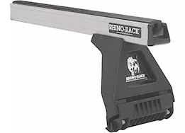 Rhino-Rack USA Heavy duty rl150gmc silver 4 bar roof rack