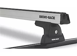 Rhino-Rack USA Heavy duty rlt600 trackmount silver 1 bar roof rack