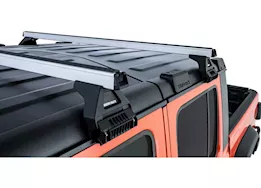 Rhino-Rack USA Heavy duty rl110 silver 2 bar roof rack