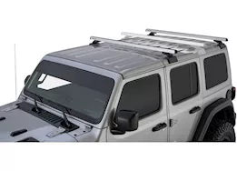 Rhino-Rack USA Heavy duty rcl silver 2 bar rhino-rack backbone roof rack