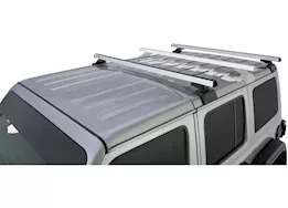 Rhino-Rack USA Heavy duty rcl silver 2 bar rhino-rack backbone roof rack