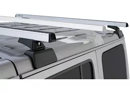 Rhino-Rack USA Heavy duty rcl silver 2 bar rhino-rack backbone roof rack