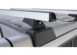 Rhino-Rack USA Heavy duty rcl silver 2 bar rhino-rack backbone roof rack