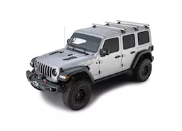 Rhino-Rack USA Heavy duty rcl silver 3 bar rhino-rack backbone roof rack