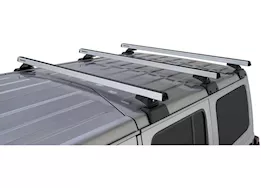 Rhino-Rack USA Heavy duty rcl silver 3 bar rhino-rack backbone roof rack