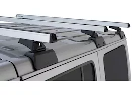 Rhino-Rack USA Heavy duty rcl silver 3 bar rhino-rack backbone roof rack