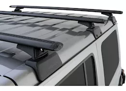 Rhino-Rack USA Vortex rcl black 3 bar rhino-rack backbone roof rack