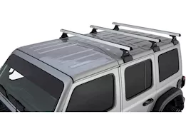 Rhino-Rack USA Heavy duty rlt600 silver 3 bar rhino-rack backbone roof rack