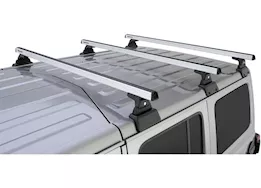 Rhino-Rack USA Heavy duty rlt600 silver 3 bar rhino-rack backbone roof rack