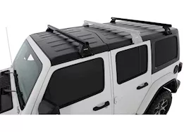 Rhino-Rack USA Heavy duty rl110 black 2 bar roof rack