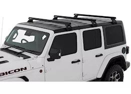 Rhino-Rack USA Heavy duty rl110 black 3 bar roof rack