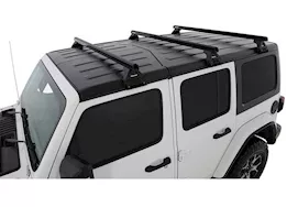 Rhino-Rack USA Heavy duty rl110 black 3 bar roof rack