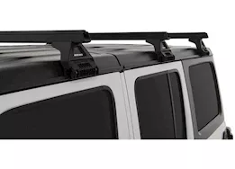 Rhino-Rack USA Heavy duty rl110 black 3 bar roof rack
