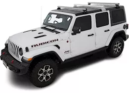 Rhino-Rack USA Heavy duty rl110 silver 2 bar roof rack