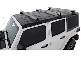 Rhino-Rack USA Heavy duty rl110 silver 3 bar roof rack