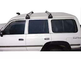 Rhino-Rack USA Heavy duty rl110 silver 2 bar roof rack