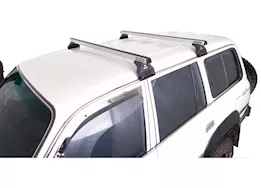 Rhino-Rack USA Heavy duty rl110 silver 2 bar roof rack