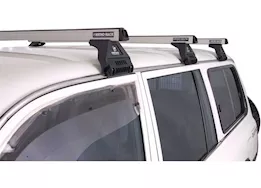 Rhino-Rack USA Heavy duty rl110 silver 3 bar roof rack