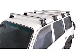 Rhino-Rack USA Heavy duty rl110 silver 4 bar roof rack