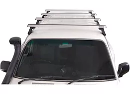 Rhino-Rack USA Heavy duty rl110 silver 4 bar roof rack