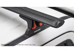 Rhino-Rack USA Vortex rlt600 ditch mount black 4 bar roof rack