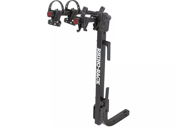 Rhino-Rack USA Bike rack, hitch-mount 1-1/4in, 2in - 2 bike, folding fits 2in hitch