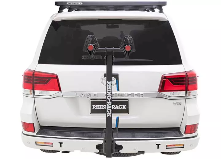 Rhino-Rack USA Bike rack, hitch-mount 1-1/4in, 2in - 2 bike, folding fits 2in hitch