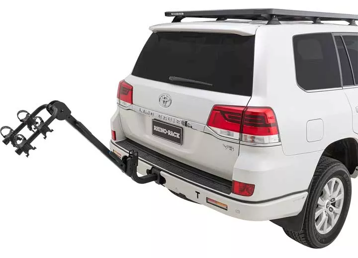 Rhino-Rack USA Bike rack, hitch-mount 1-1/4in, 2in - 2 bike, folding fits 2in hitch