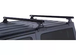 Rhino-Rack USA Heavy duty rlt600 black 2 bar backbone roof rack