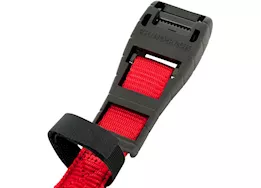 Rhino-Rack USA 14ft tie down straps w/ buckle protector - red