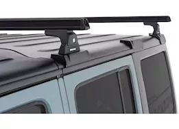 Rhino-Rack USA Heavy duty rlt600 black 2 bar backbone roof rack