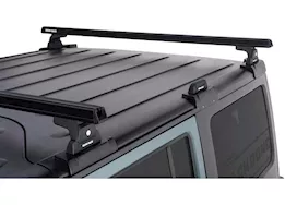 Rhino-Rack USA Heavy duty rlt600 black 2 bar backbone roof rack